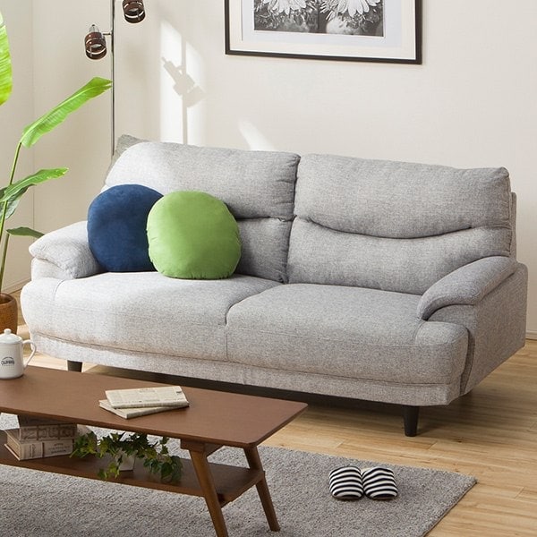 ニトリ 3人用布張りソファ(キャッツ3 GY) - 通販 | 家具とインテリアの 