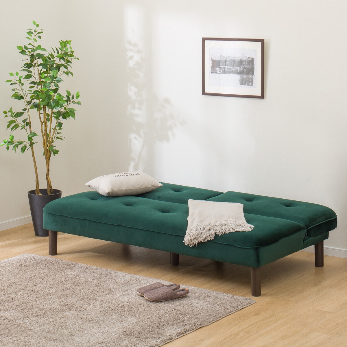 ソファベッド(XL02 GR）通販 | ニトリネット【公式】 家具・インテリア通販