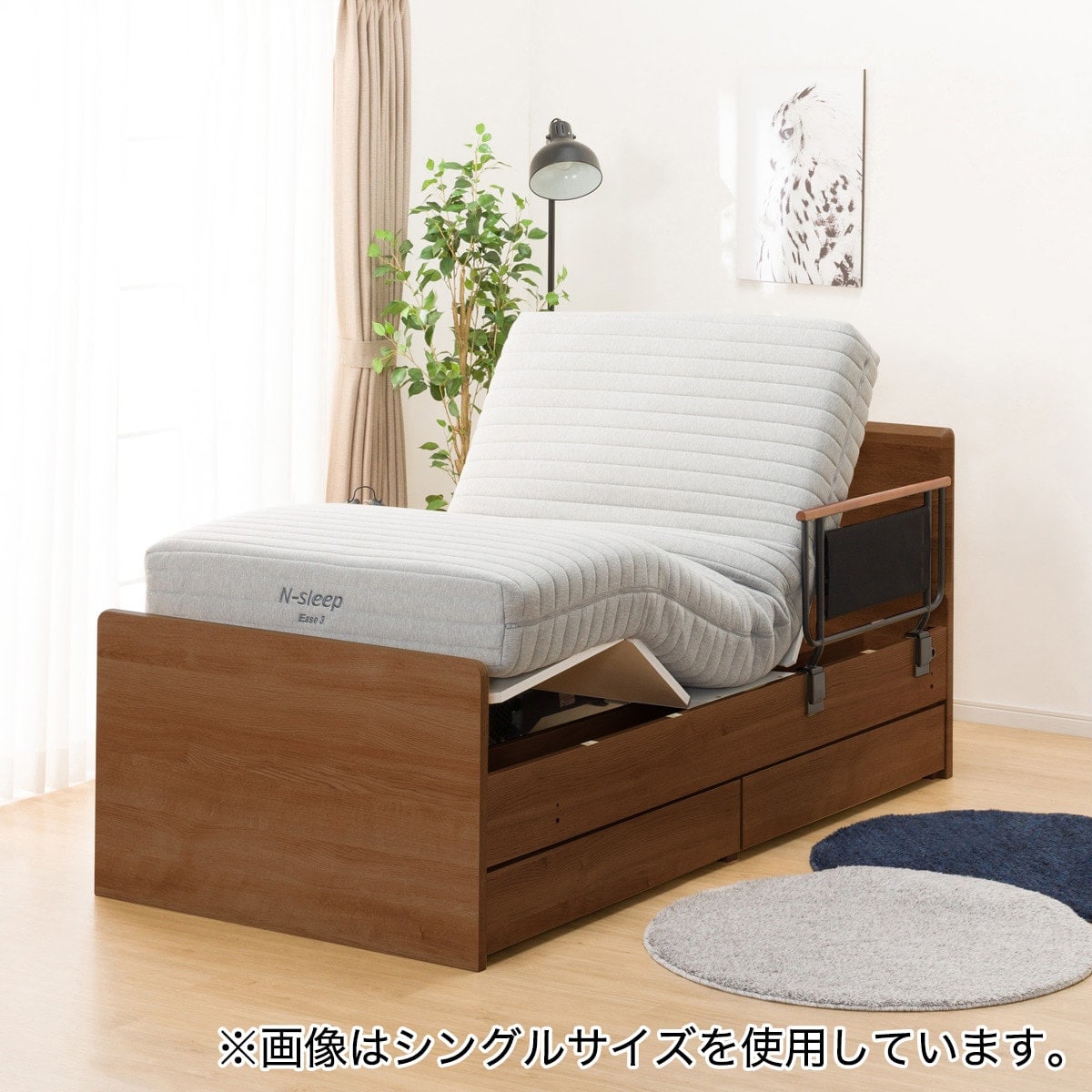 セミダブルベッド 寝具一式 ニトリ - ベッド