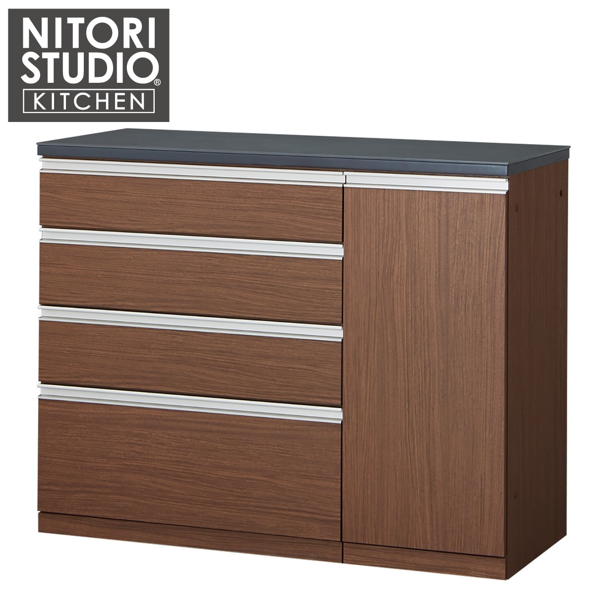 キッチンカウンター(セラミック天板リガーレ120CT MBR)通販 | ニトリ