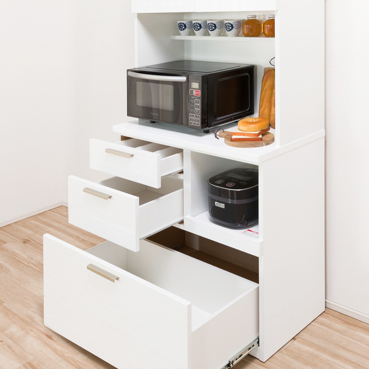 ニトリ商品 > キッチンボード（ソレル120KB WH） - 食器棚・キッチン 