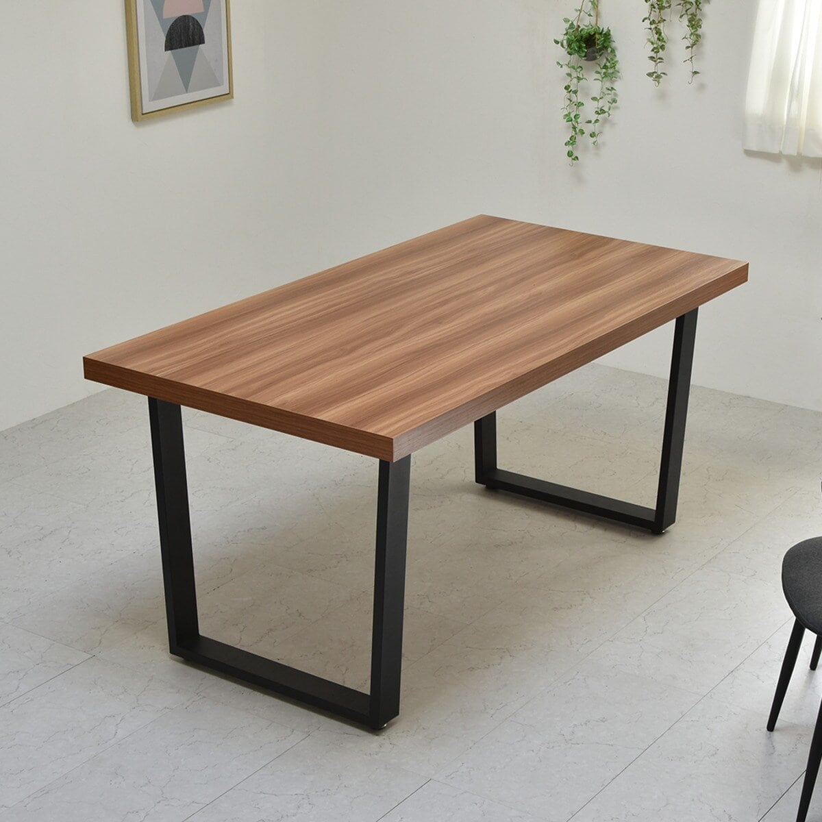 シンプルモダンなダイニングテーブル(幅150cm LBN)通販 | ニトリネット 