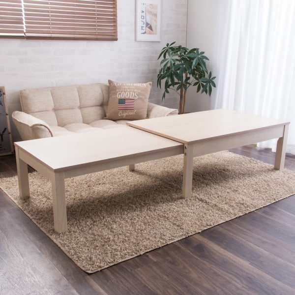 幅が自在に変えられる伸長式テーブル(幅100-180cm RP WW)通販 | ニトリ