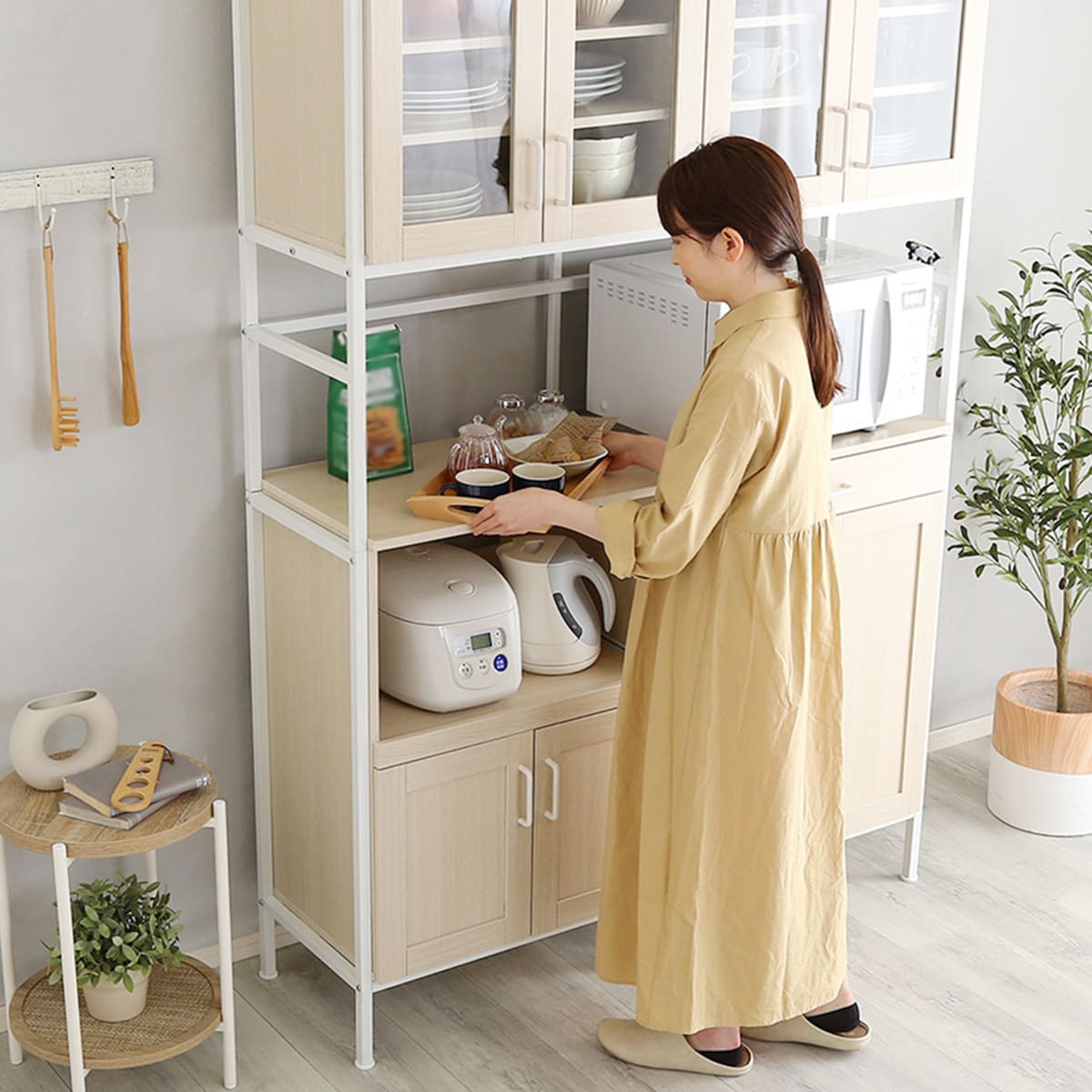 ランキング入賞商品 ニトリ キッチンボード レジューム 150cm幅 食器棚
