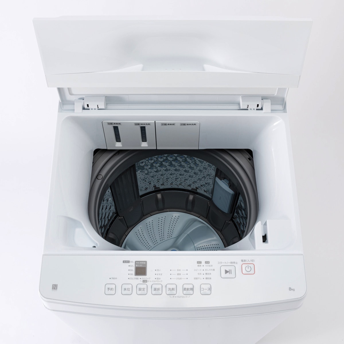 家電批評ベストバイ受賞】8kg洗剤自動投入洗濯機(NT80J1 ホワイト)通販 